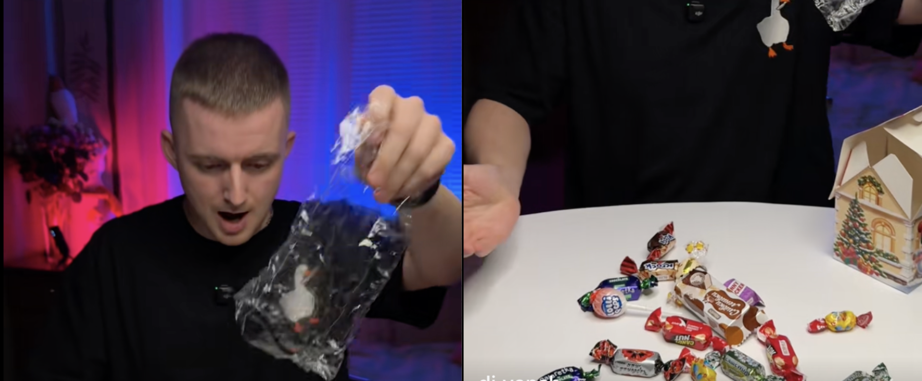 "Как на похороны": украинец показал содержимое новогодних подарков для детей (фото)