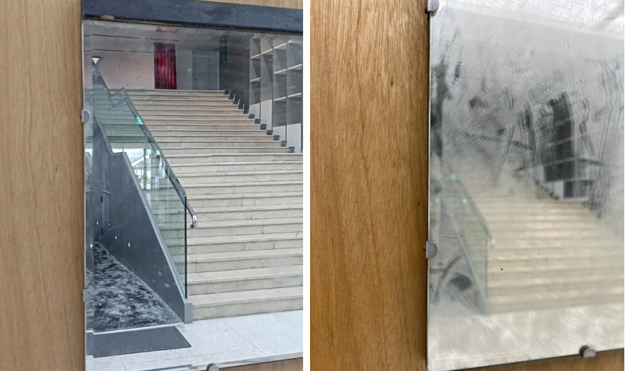 Пыль протерла: уборщица случайно испортила экспонат на международной выставке (фото)