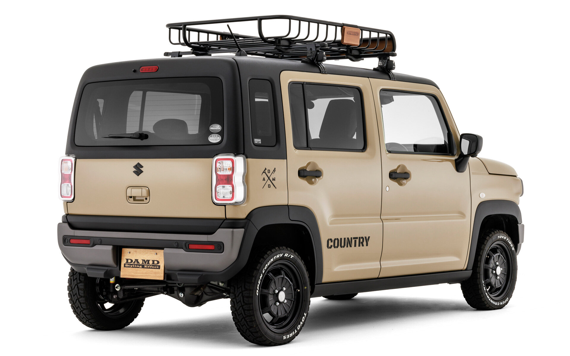 Компактный Suzuki превратили в миниатюрную копию культового Toyota Land  Cruiser (фото)