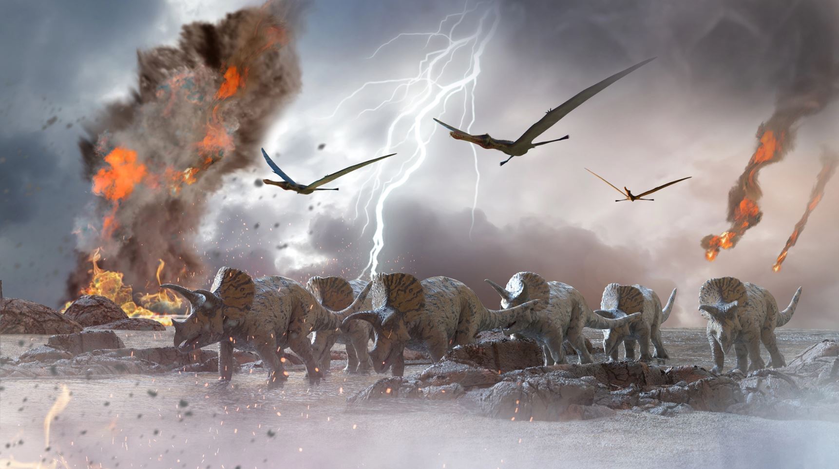 Куда упал метеорит убивший динозавров фото