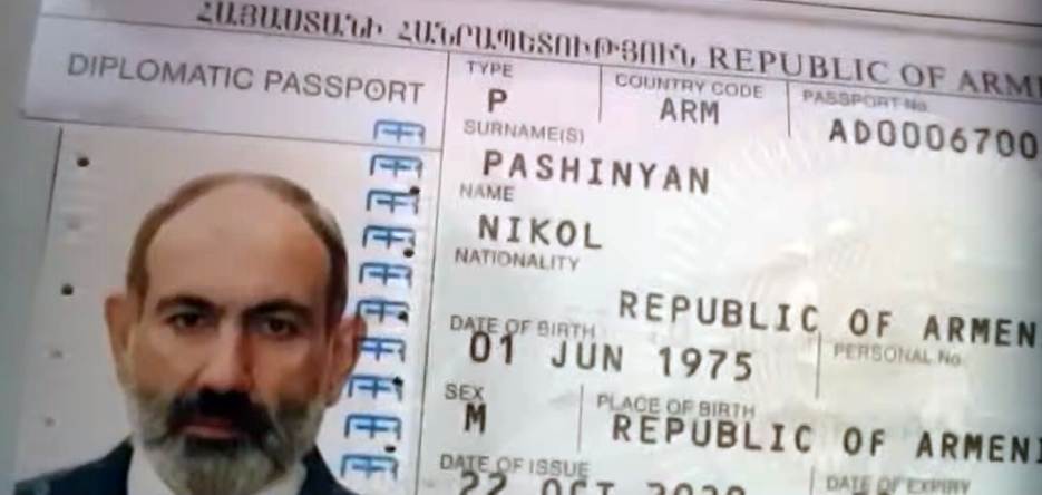 У премьер-министра Армении Пашиняна во время беспорядков украли паспорт