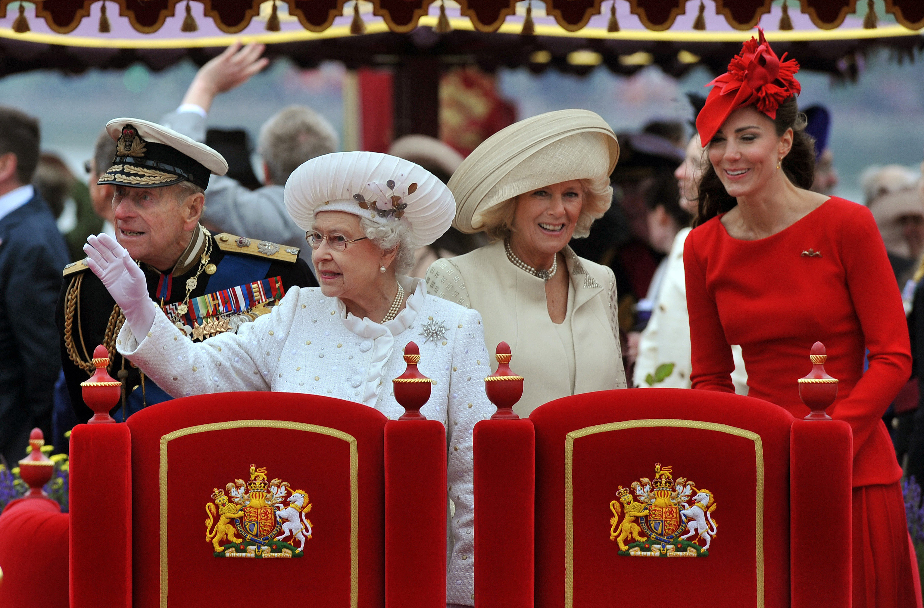 Королевский этикет. Queen Elizabeth 2. Бриллиантовый юбилей королевы Елизаветы 2 в Лондоне.