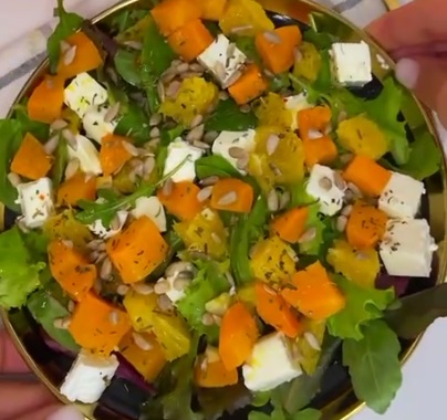 Салат из тыквы — простой и вкусный пошаговый рецепт с фото