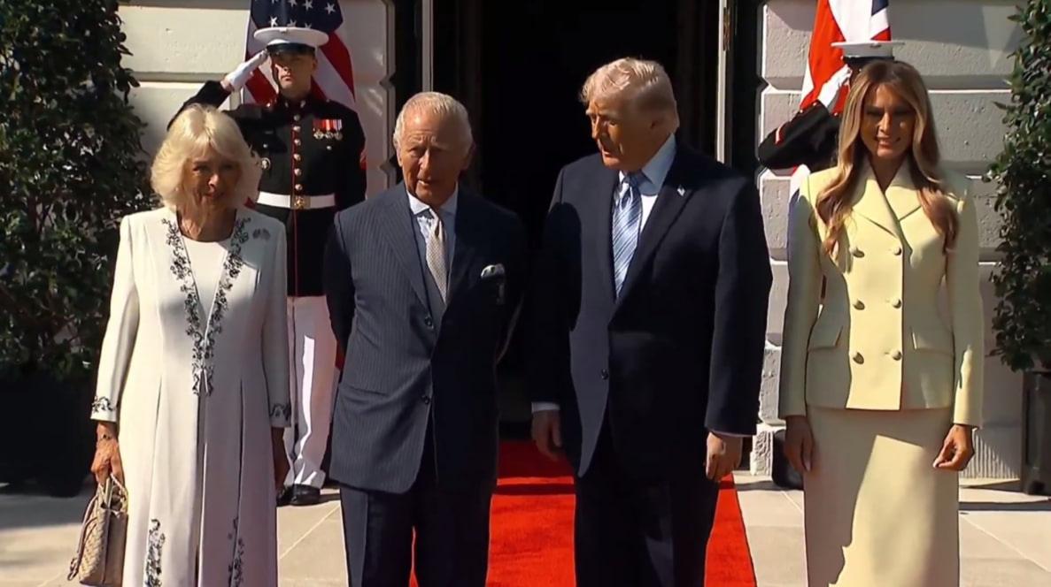 Трамп зустрівся з королем Чарльзом III і майже одразу порушив монарший протокол: що він зробив