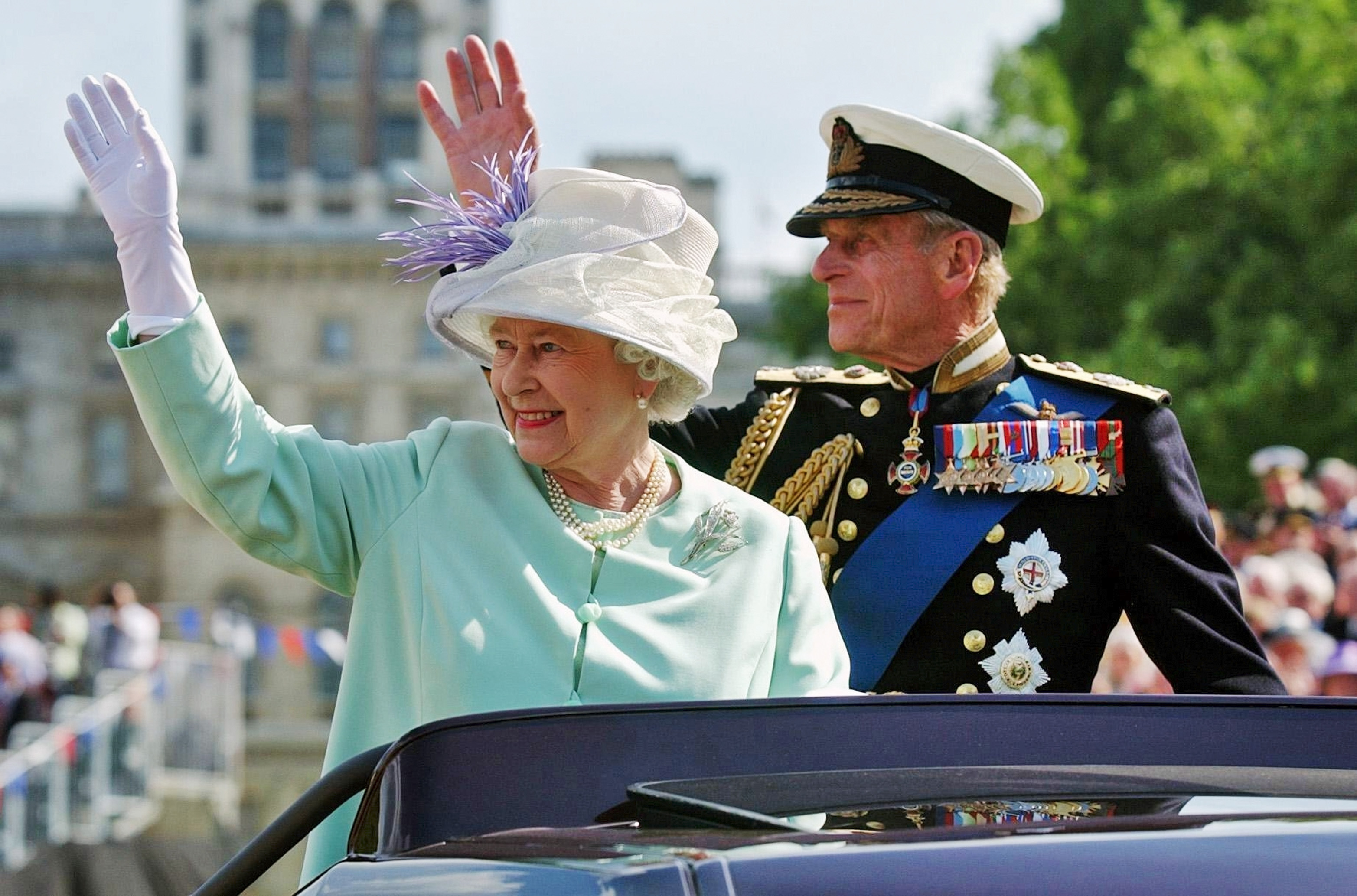 Королева отметила день рождения. Elizabeth 2 and Prince Philip.