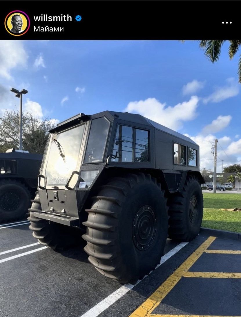 Всюдихід Sherp зніметься у фільмі Погані хлопці-4