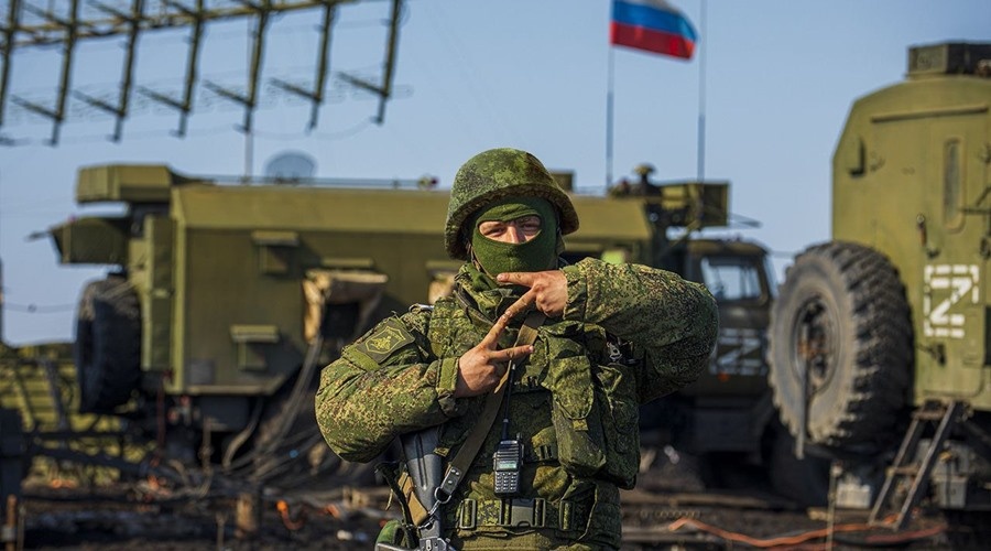 Фото российских военных на украине