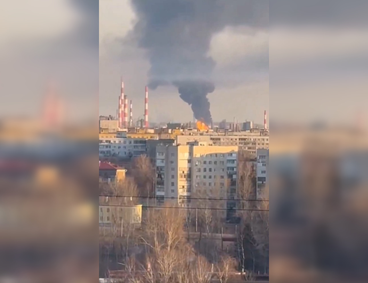 Свіжі кадри пожежі на НПЗ в Уфі: який ключовий об'єкт 