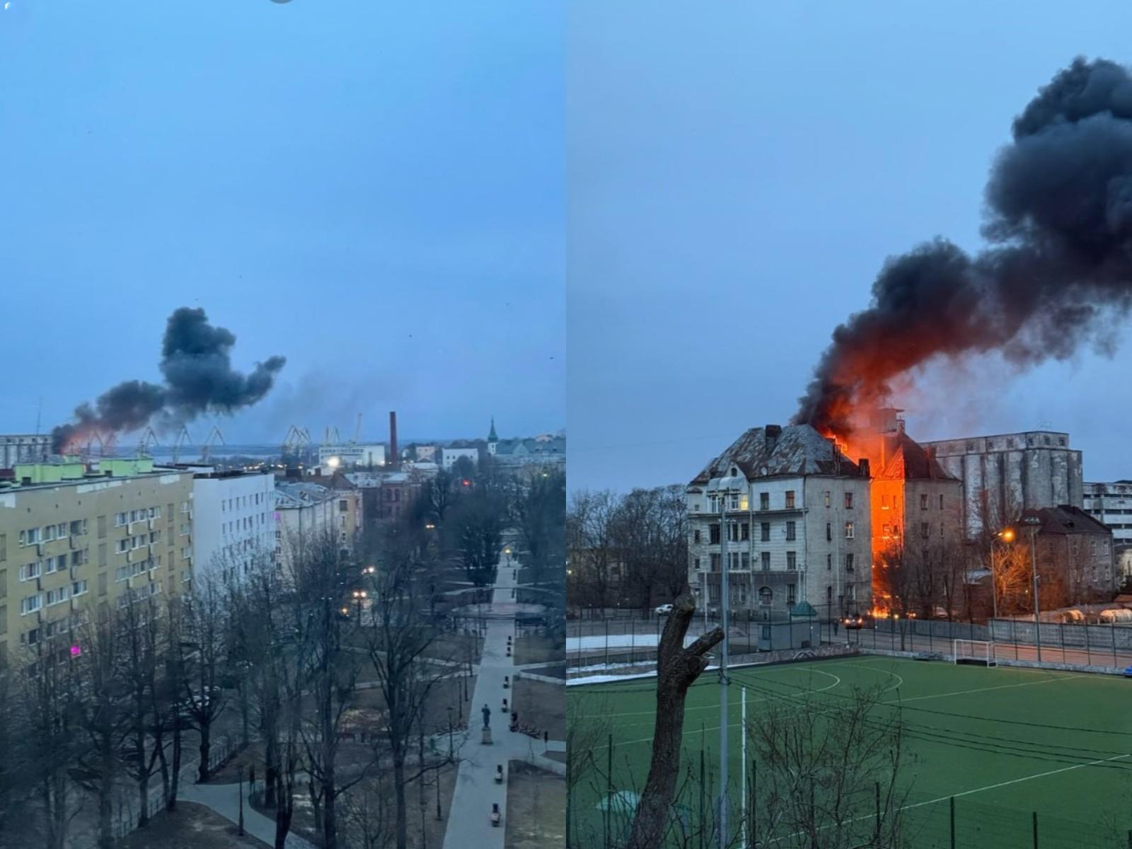 У Виборгу Ленінградської області РФ спалахнула пожежа: стався 