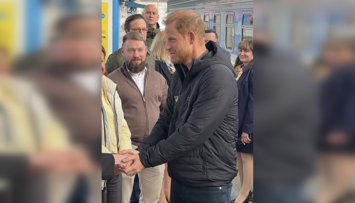 Принц Гаррі прибув до Києва з неанонсованим візитом (відео)