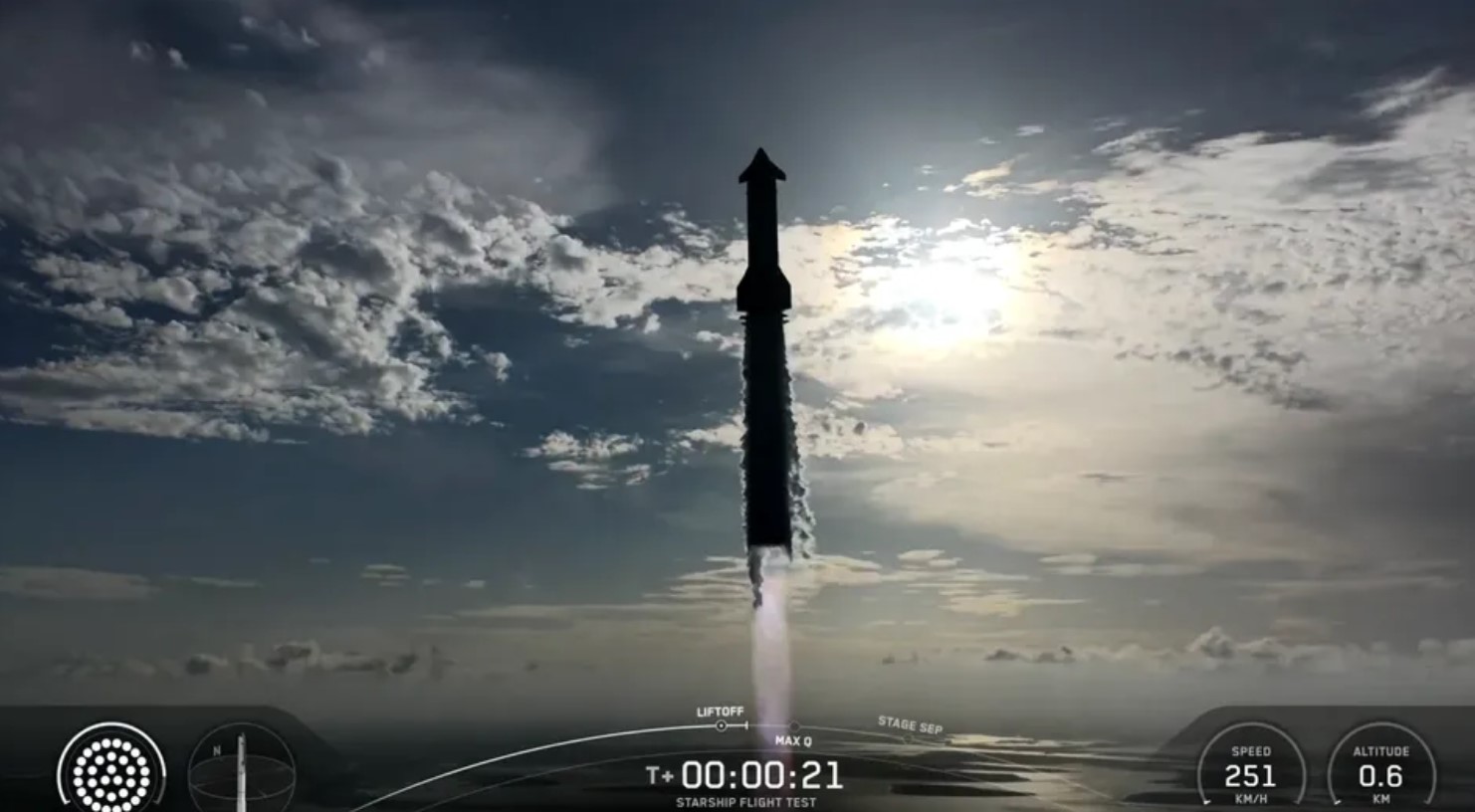 Ракета Илона Маска Starship в 10-й раз полетела в космос: все закончилось взрывом (видео)