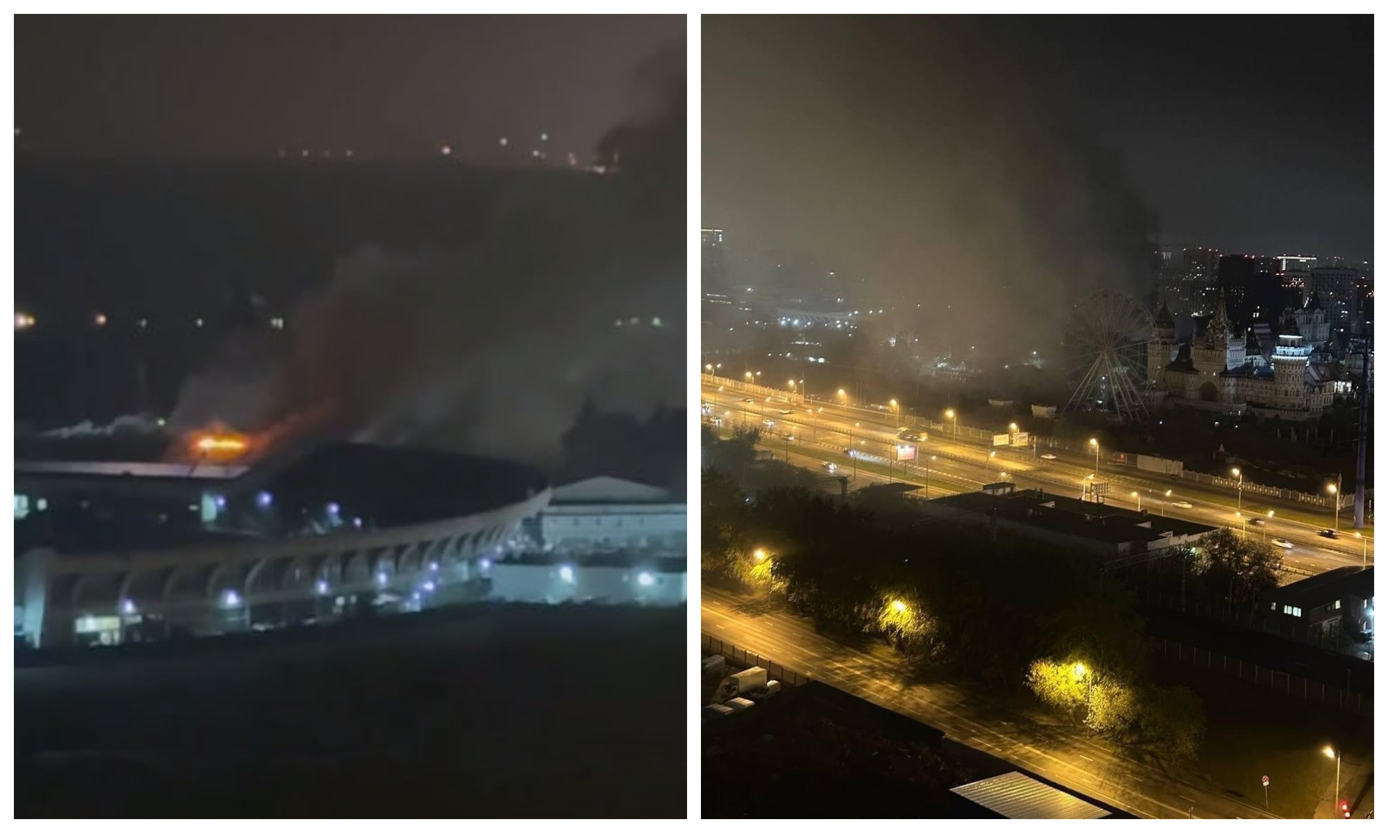 У Москві спалахнула будівля Ізмайлівського Кремля (відео)