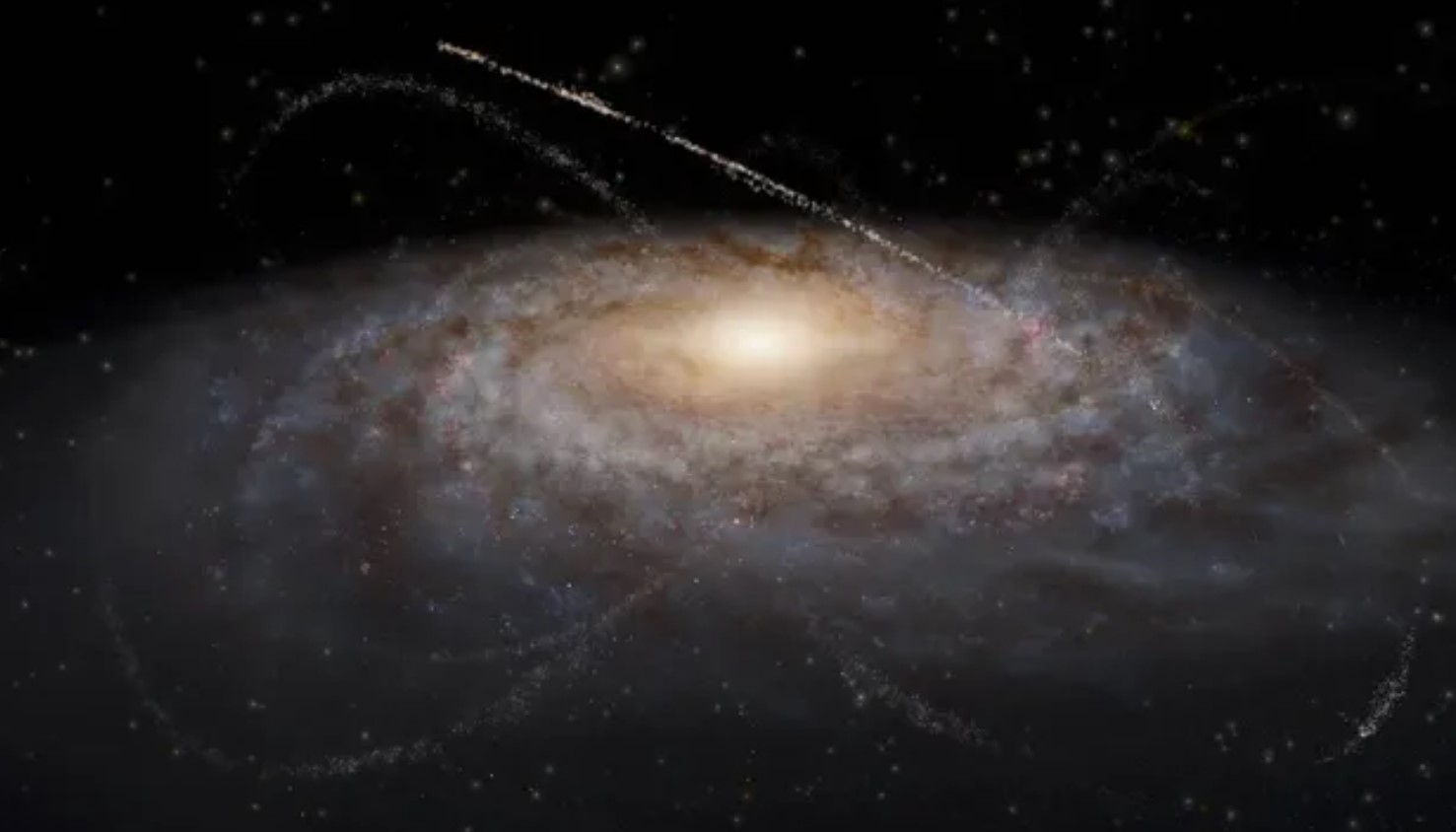 Загадка темної матерії: десятки прихованих потоків зірок виявлено на околицях Чумацького Шляху