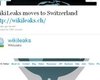 Wikileaks переместился в адресное пространство Швейцарии