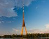 Рижская телебашня из-за жары стала самой высокой в ЕС
