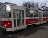 В Запорожье курсирует новогодний трамвай