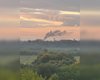 Московську область атакують дрони: у Чехові неподалік від Москви спалахнула пожежа (відео)