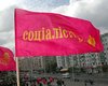 СПУ обвиняет НУ-НС в сожжении палатки социалистов
