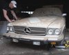Очень грязный раритет: культовый спорткар Mercedes помыли впервые за 20 лет (видео)