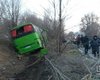 Под Кривым Рогом автобус с пассажирами слетел в кювет