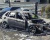 Водій хотів врятувати авто: в Україні на СТО заїхав палаючий BMW (відео)