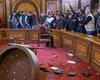 В Ереване противники мирного соглашения по Карабаху захватили парламент (видео)