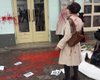 В Ужгороде участниц акции за права женщин облили краской