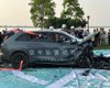 Экстремальный краш-тест: новый кроссовер от Chery сбросили с высоты 9 этажа (видео)