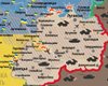 Карта военных действий в Донбассе на 22 декабря