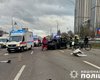 Смертельное ДТП в Киеве: погиб военнослужащий, еще трое тяжело ранены (фото)
