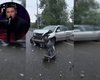 Врезался в отбойник: украинский певец Shumei попал в ДТП в Киеве (фото)