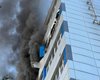 РФ ударила по "Укртелекому" в Днепре: в здании бушует пожар (фото, видео)