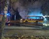 В Черновцах на улице сгорела маршрутка