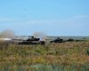 Украинские танкисты провели учения на берегу Азовского моря