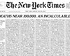 The New York Times на первой полосе поименно перечислила тысячу жертв коронавируса