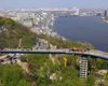 В Киеве "замкнули" мост от Владимирской горки до арки Дружбы народов