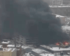 Новый пожар в РФ: в Москве загорелся склад, его тушили с вертолетов (видео)