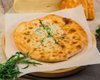 Грузинская кухня. Рецепт хачапури с сыром и зеленью на сковороде