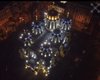 Как выглядел Киев в пасхальную ночь с высоты птичьего полета