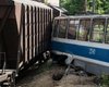 В Днипре поезд столкнулся с трамваем