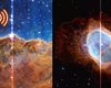 Не только увидеть, но и услышать. NASA превратило снимки телескопа Уэбба в музыку (видео)
