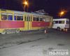 В Запорожье трамвай протаранил маршрутку, девять человек в больнице