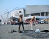 Полуобнаженных активисток FEMEN задержали перед открытием стадиона во Львове