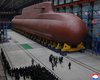 Ким Чен Ын c дочкой показали первую атомную субмарину Северной Кореи (фото)