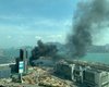 В Гонконге загорелась пристань для лайнеров, 10 судов ушли под воду (видео)