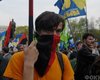 В Ивано-Франковске прошел митинг против красных знамен