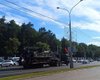 В центр Минска стягивают военную технику