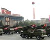 В КНДР продемонстрировали на параде новую ракету