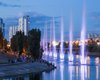 В Киеве заработал комплекс фонтанов со светомузыкой