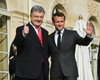 Порошенко рассказал, о чем говорил с Макроном